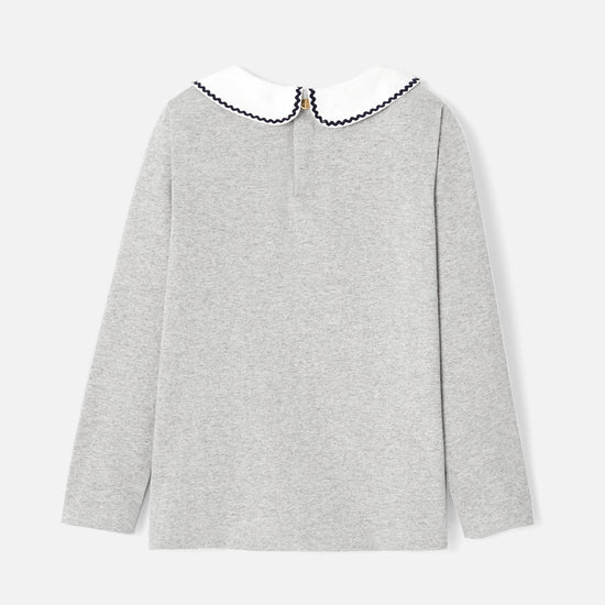 LYS -  飾り襟付き長袖Tシャツ