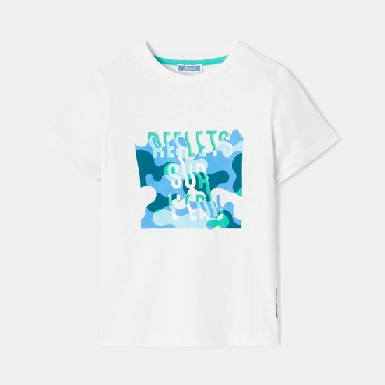 POFFY - プリント入り半袖Tシャツ