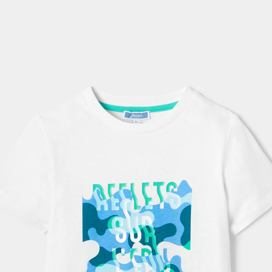 POFFY - プリント入り半袖Tシャツ