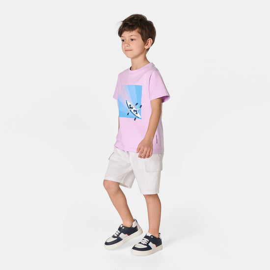 PASKI - プリント入り半袖Tシャツ