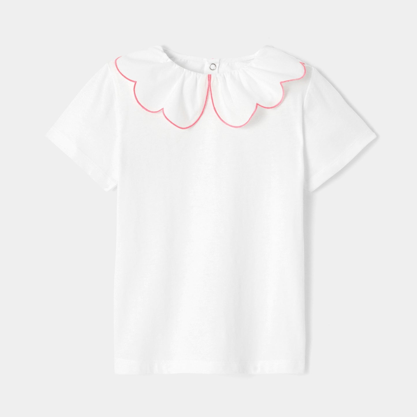 PIXY - スカラップ襟半袖Tシャツ