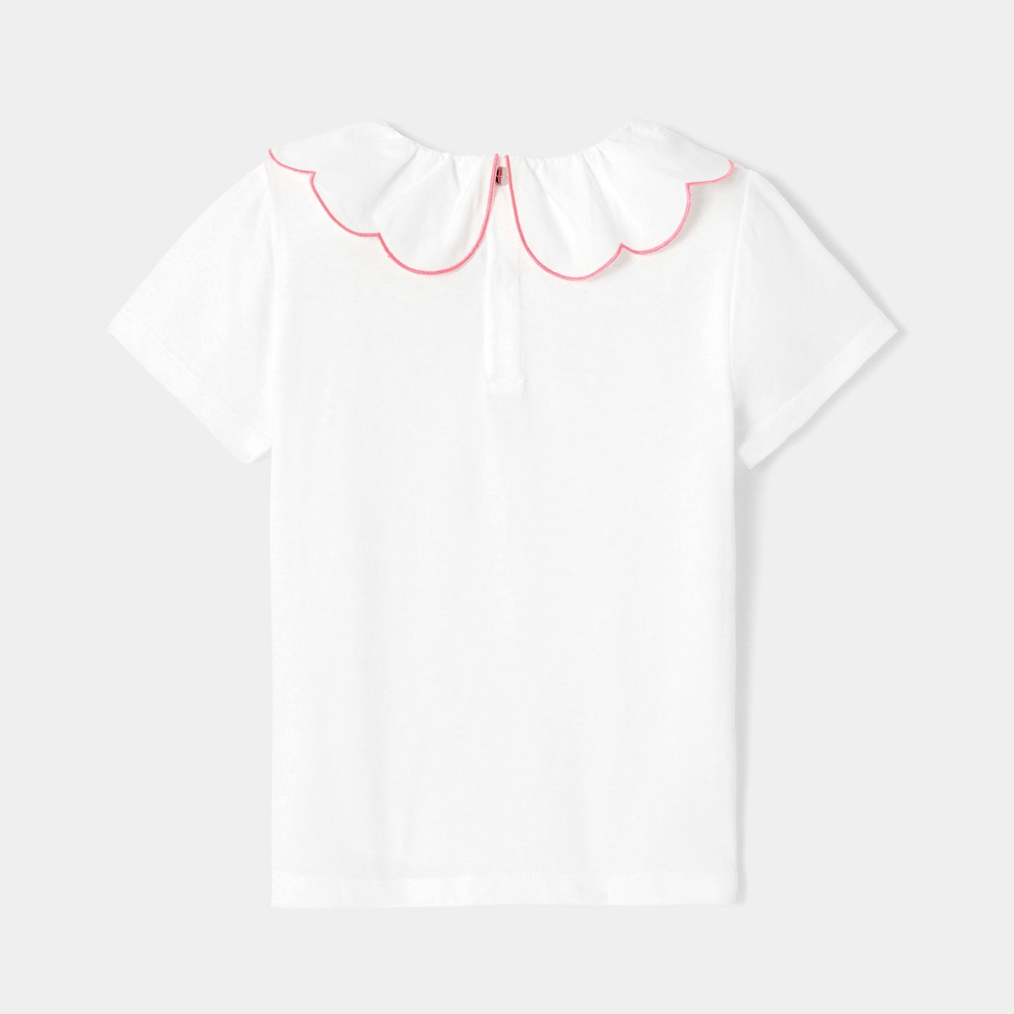 PIXY - スカラップ襟半袖Tシャツ