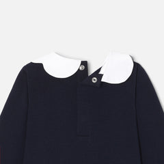 刺繡襟付きスカラップワンピース | | Jacadi Paris<ジャカディ>日本