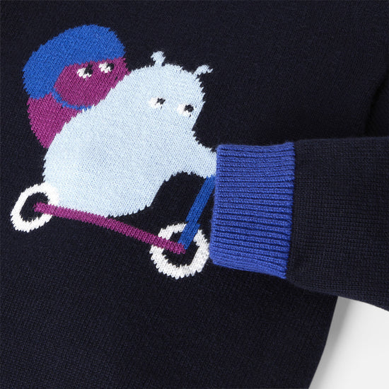 PROMENADE - デザイン入りセーター