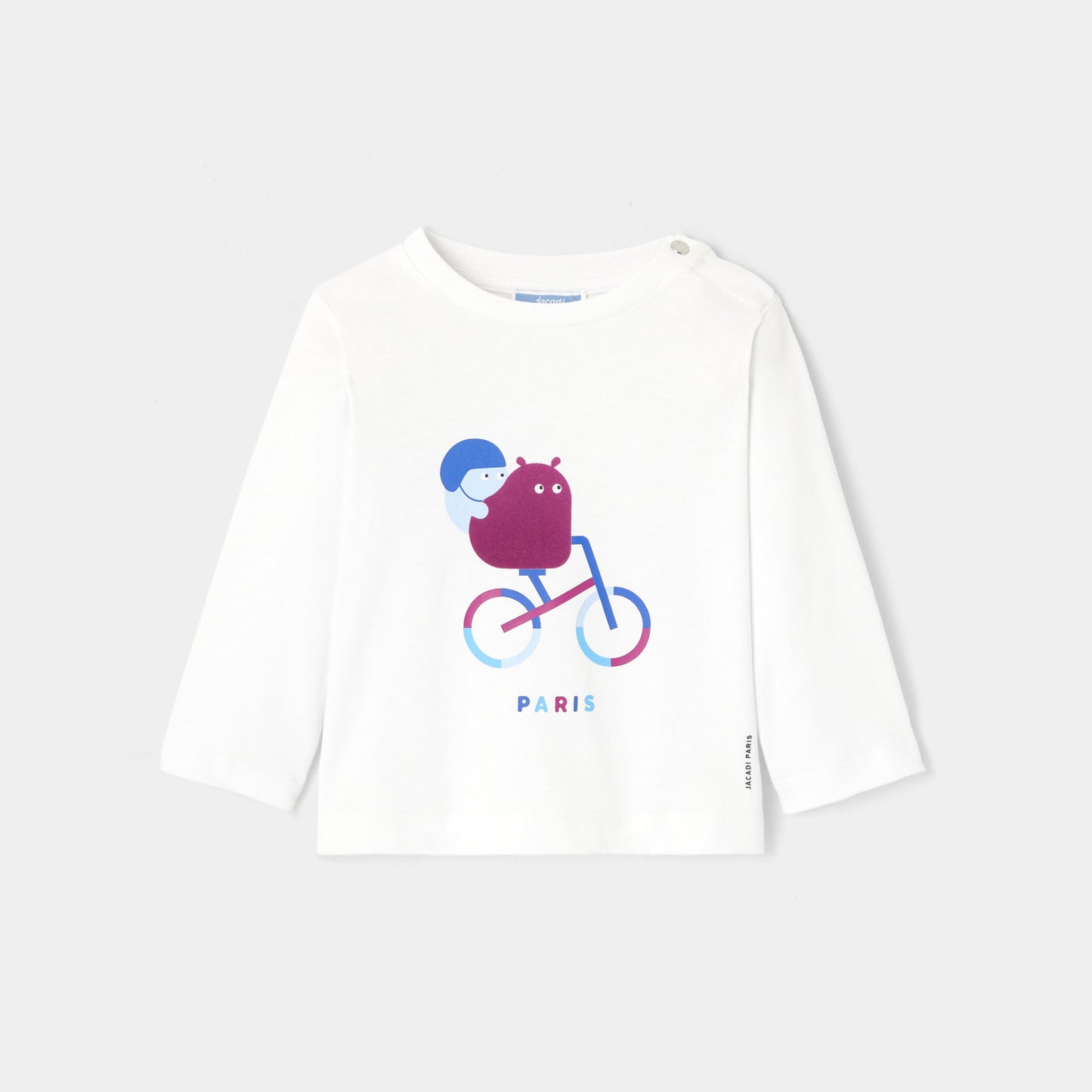 PLAISANT - プリント入り長袖Tシャツ