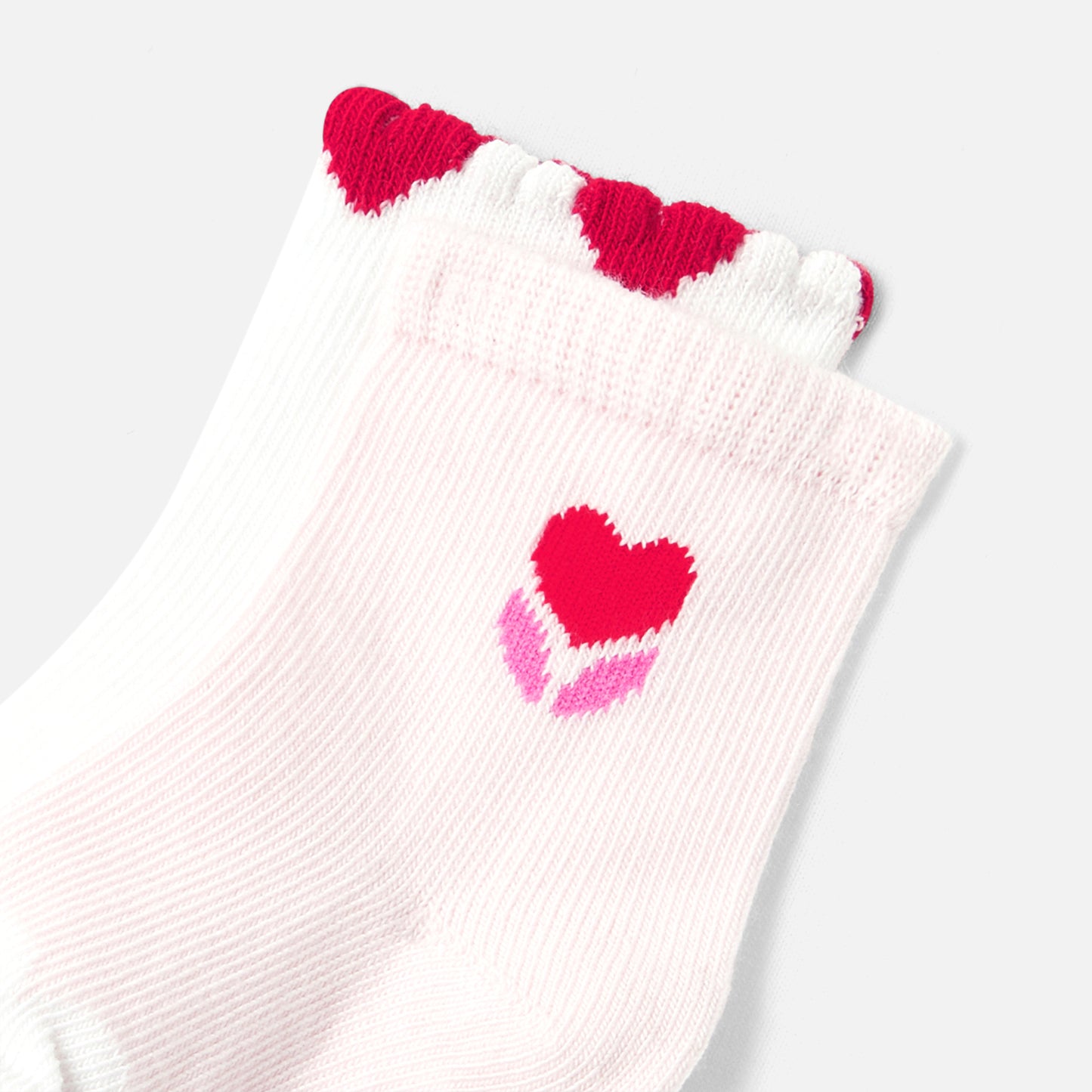AMOUR - 刺繍入りポーチ付き靴下2足セット