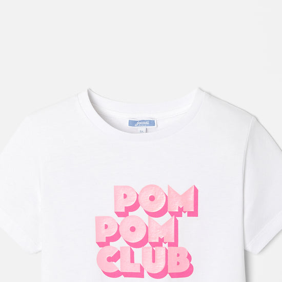 プリント入り半袖Tシャツ