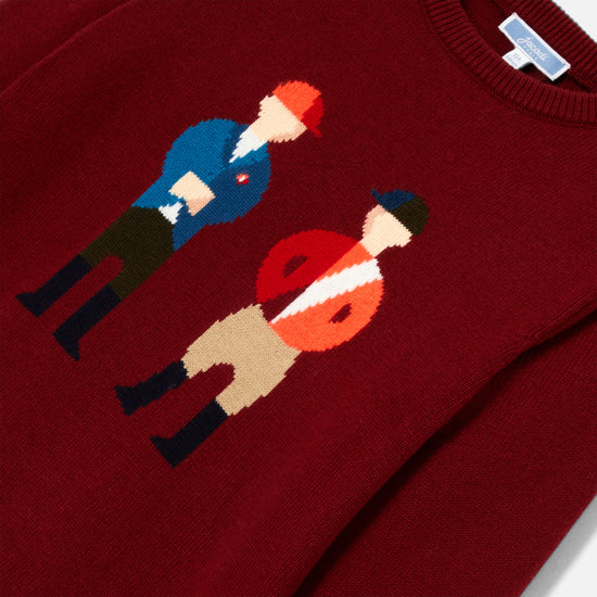 PERIGORD - デザイン入りセーター