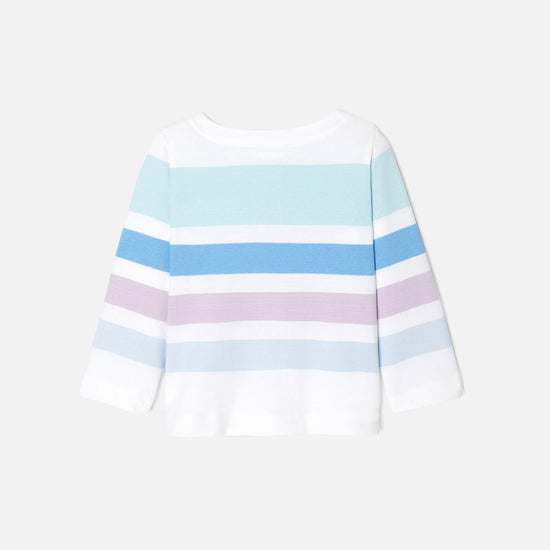 PEIGNE - セーラーストライプ長袖Tシャツ