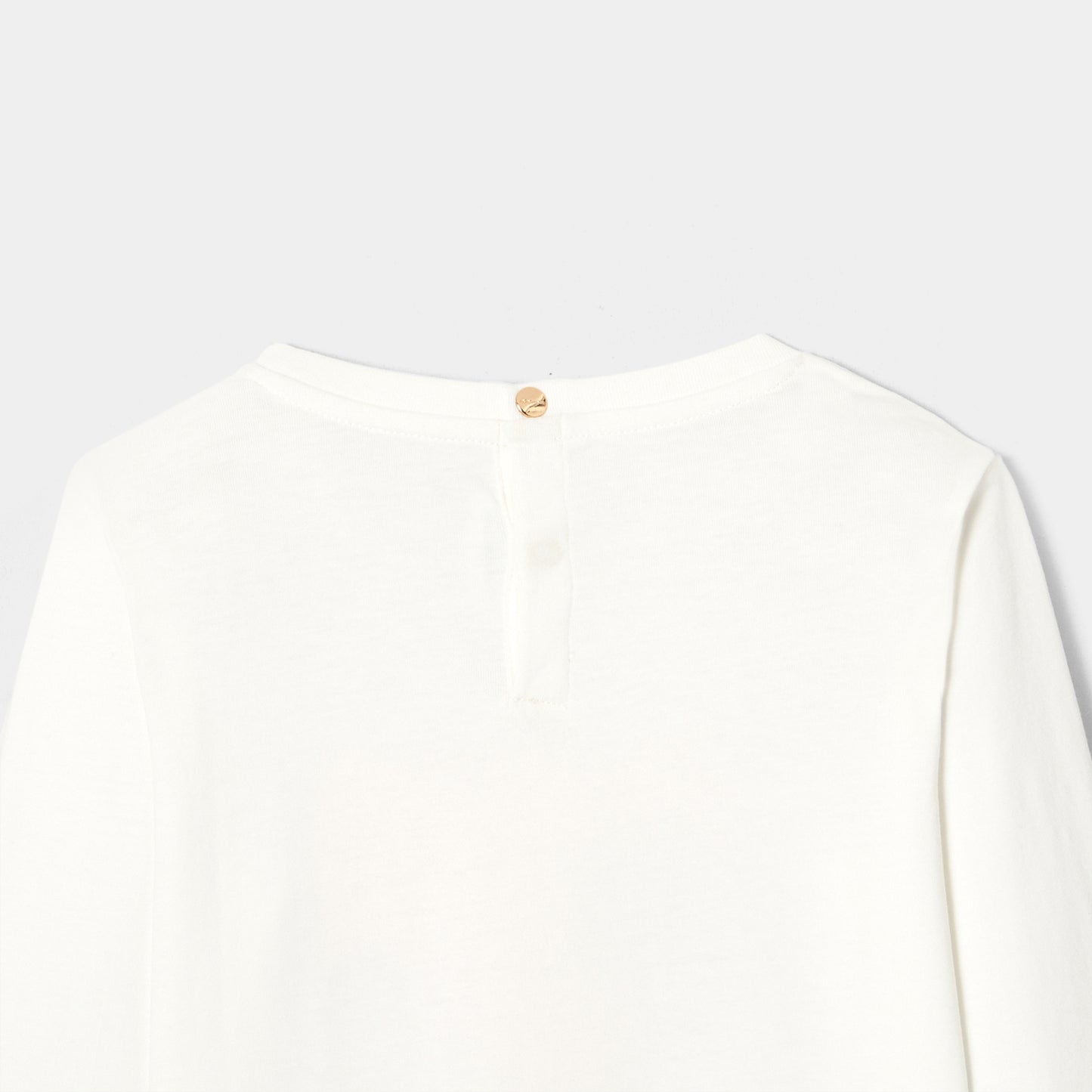 プリント入り長袖Tシャツ