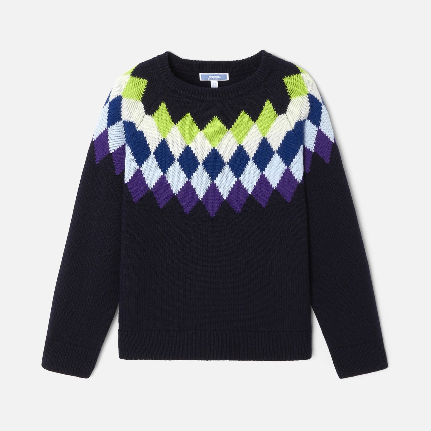 ジャガード織デザインセーター