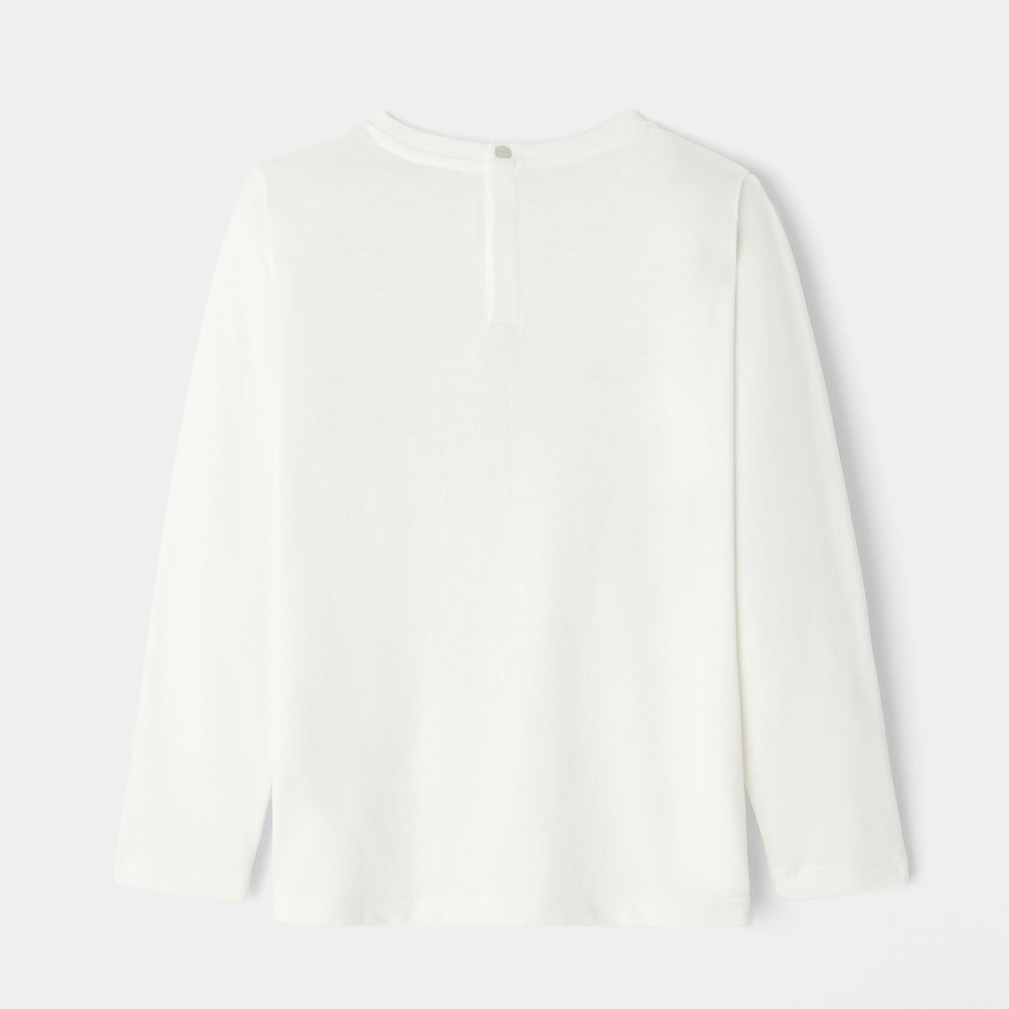 プリント入り長袖Tシャツ