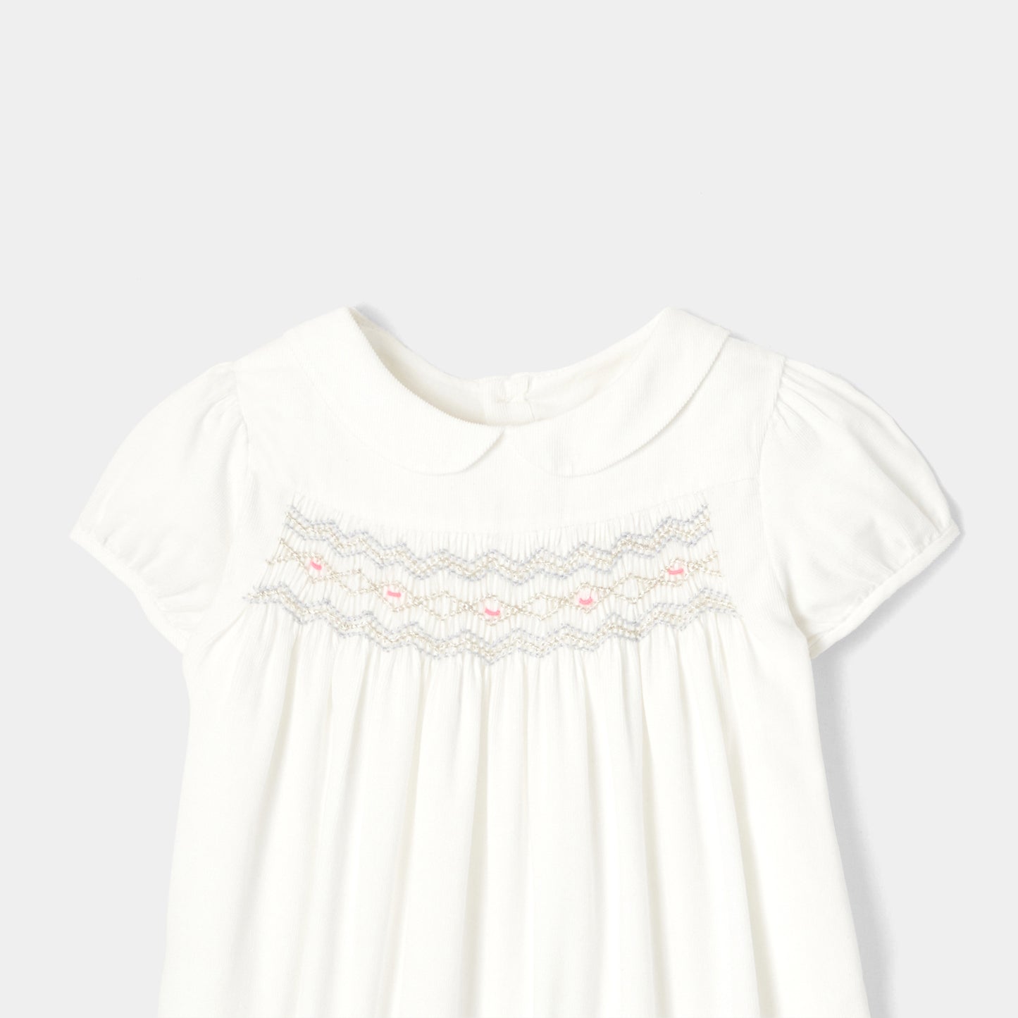 刺繡入りコーデュロイワンピース