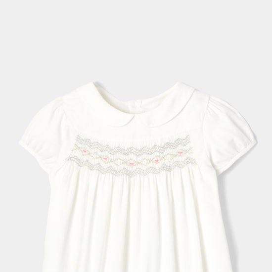 刺繡入りコーデュロイワンピース