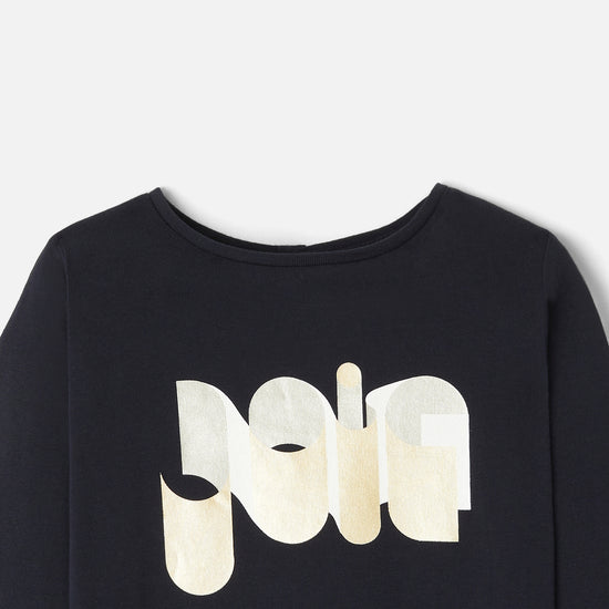 デザイン入り長袖Tシャツ