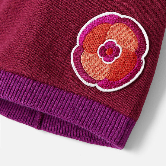 刺繡付きニット帽