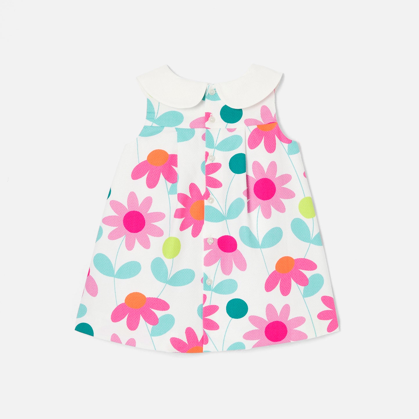 フラワープリントワンピース