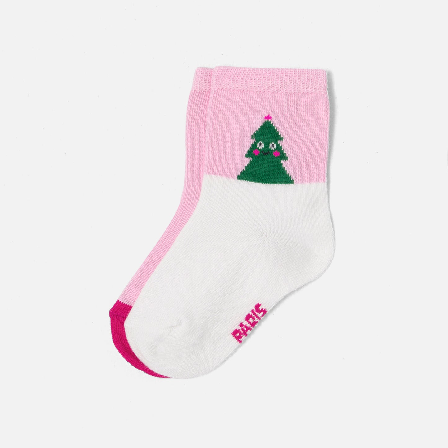 ボックス入りクリスマス靴下2足セット