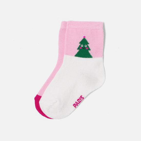 ボックス入りクリスマス靴下2足セット