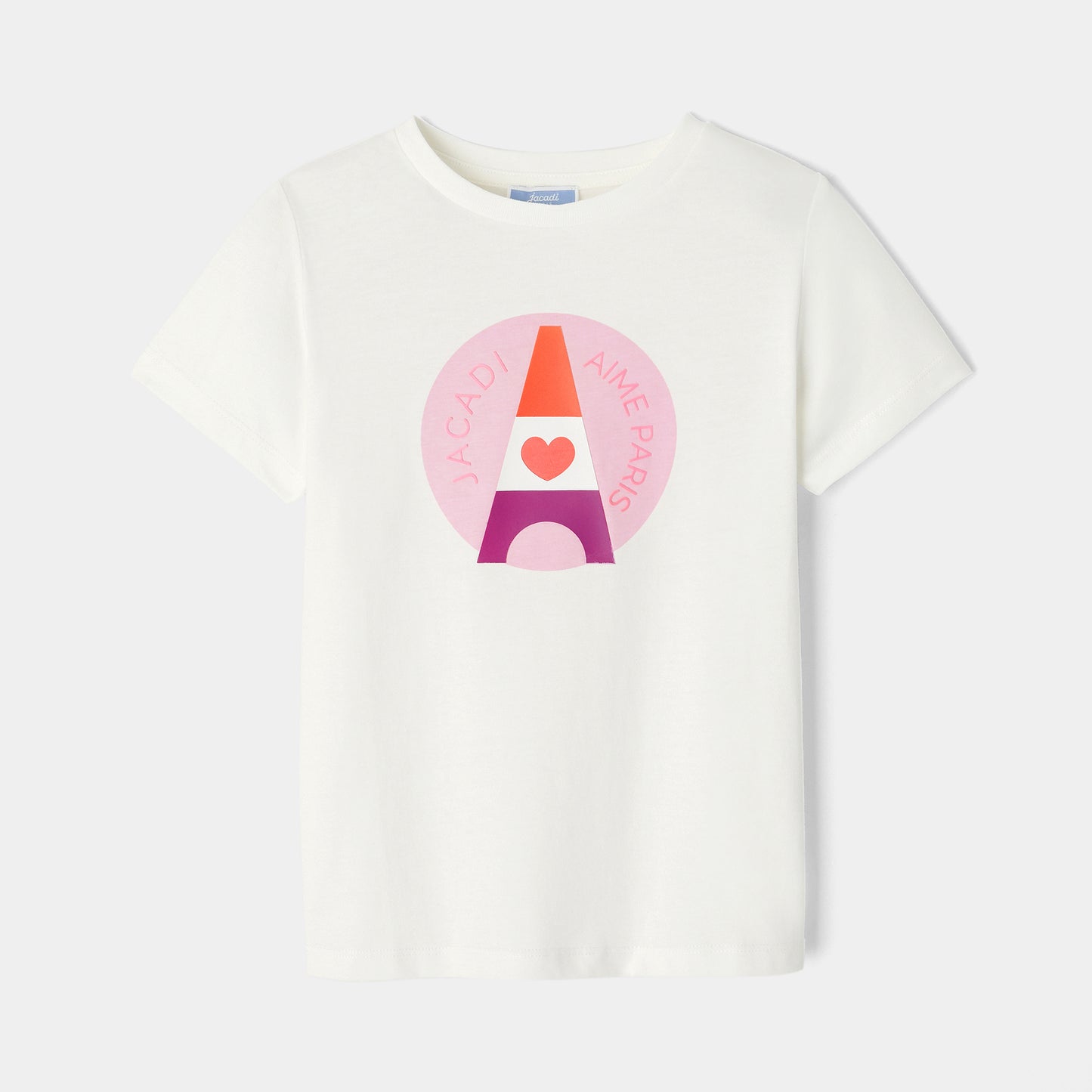 プリント入り半袖Tシャツ