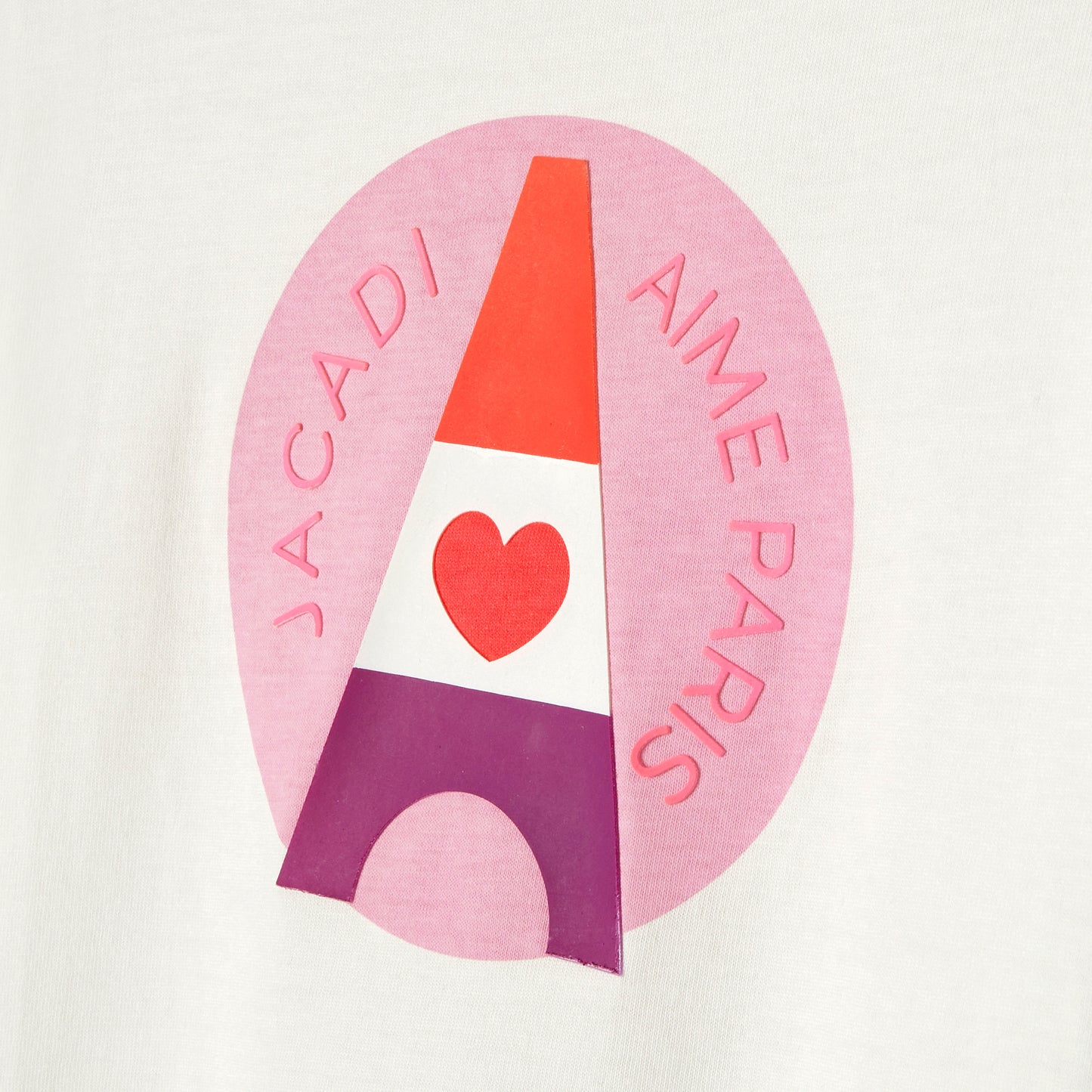 プリント入り半袖Tシャツ