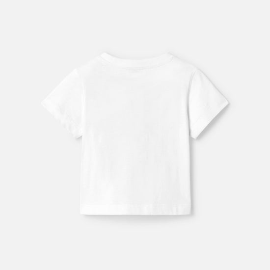 プリント入り半袖Tシャツ