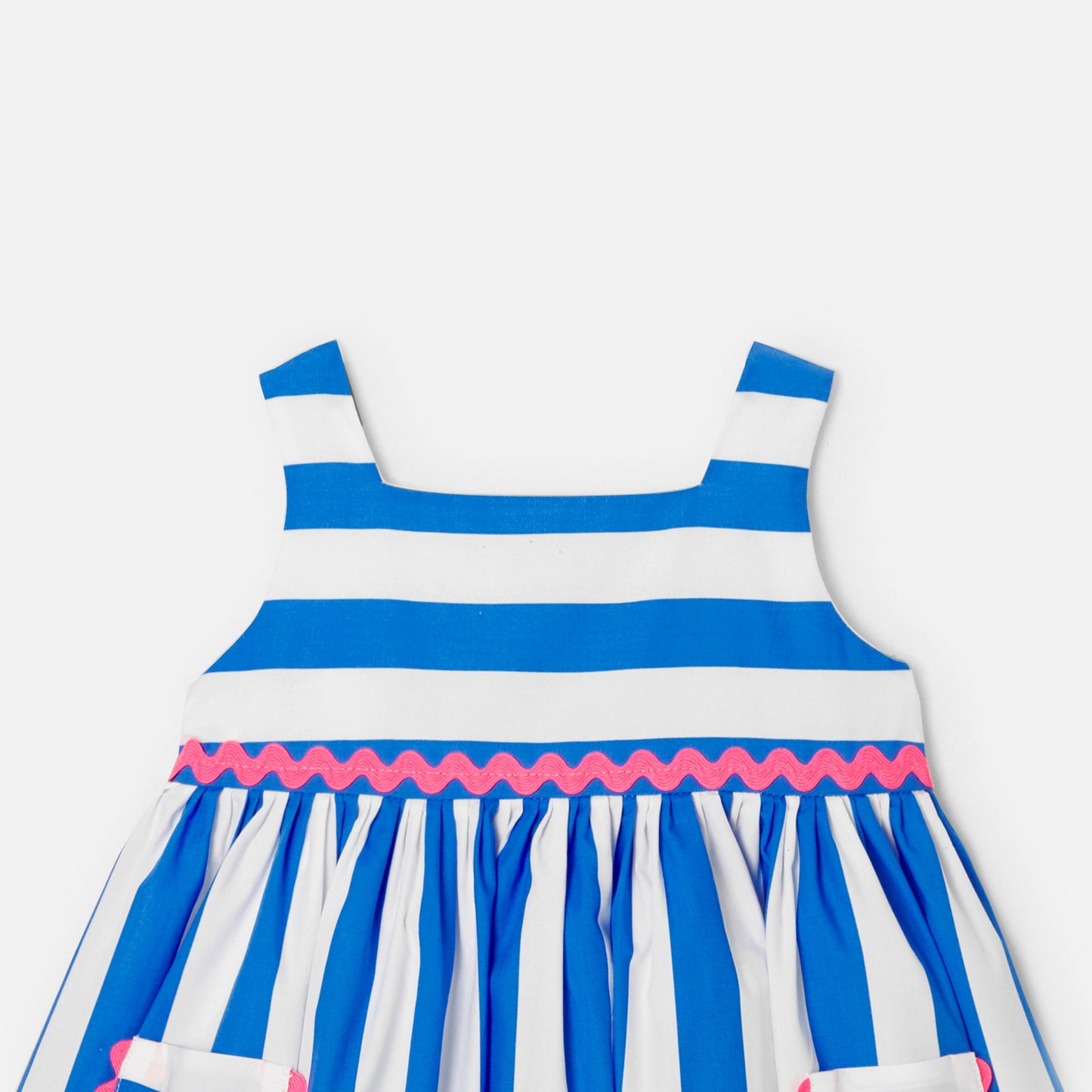 ブルマ付きストライプワンピース