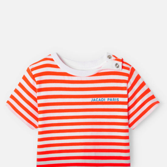 セーラーストライプ半袖Tシャツ