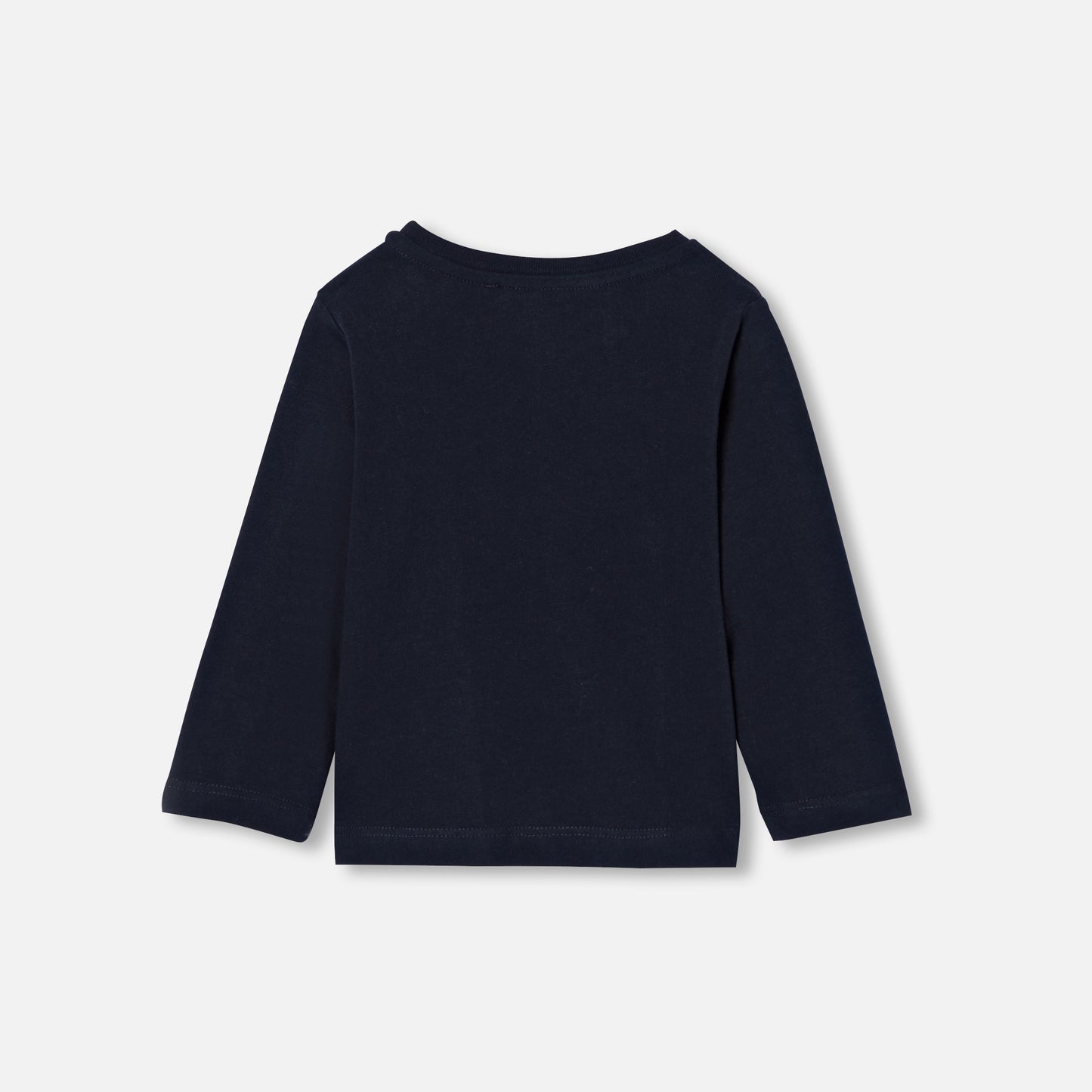 プリント入り長袖Tシャツ