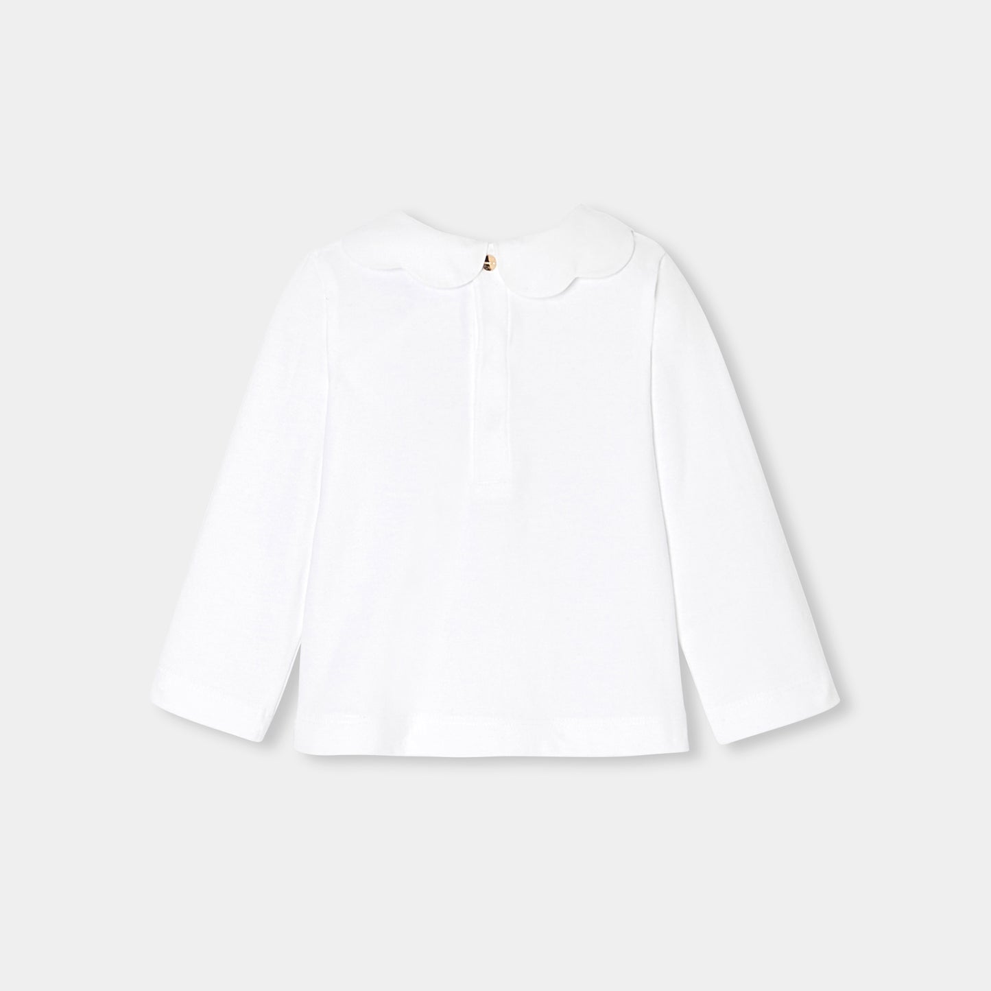 プリント入り長袖Tシャツ