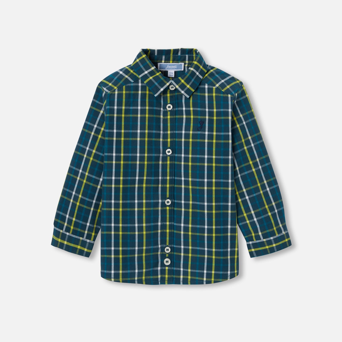 チェック柄シャツ
