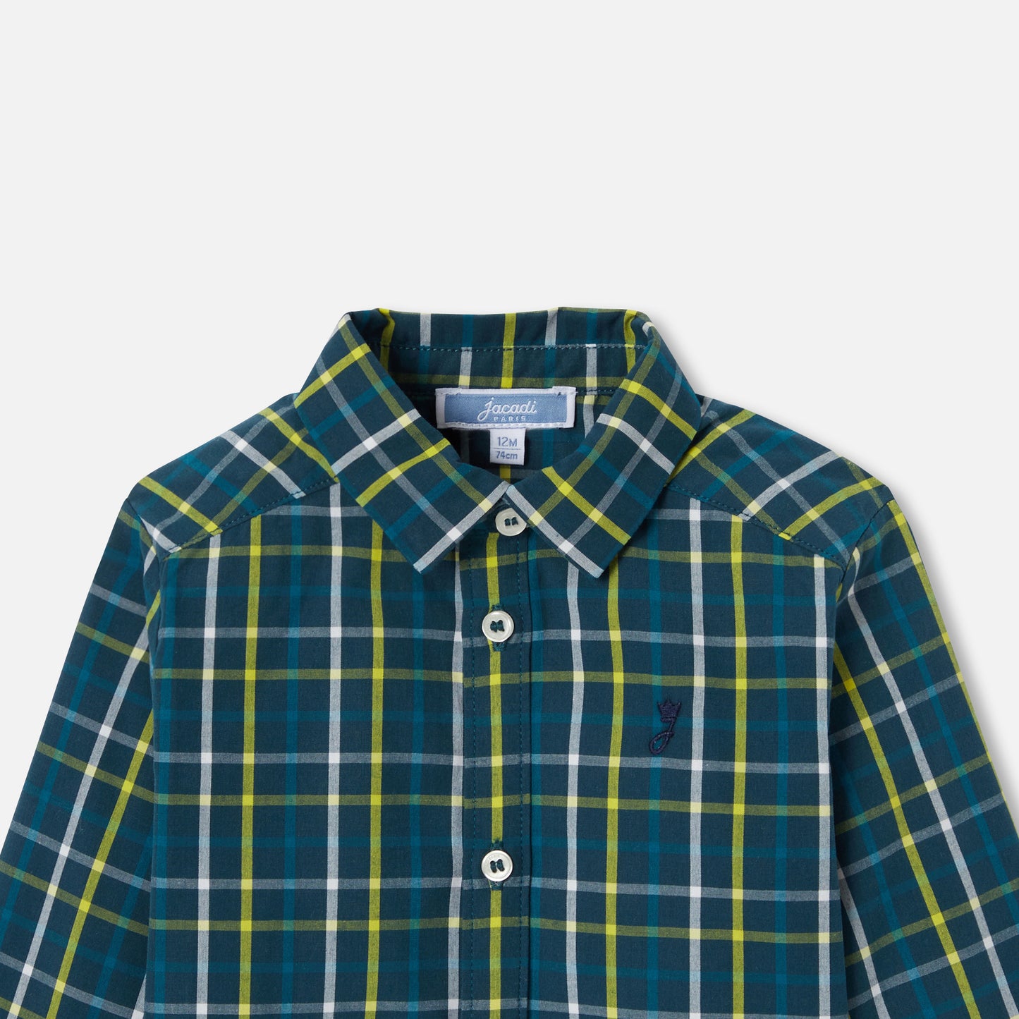 チェック柄シャツ