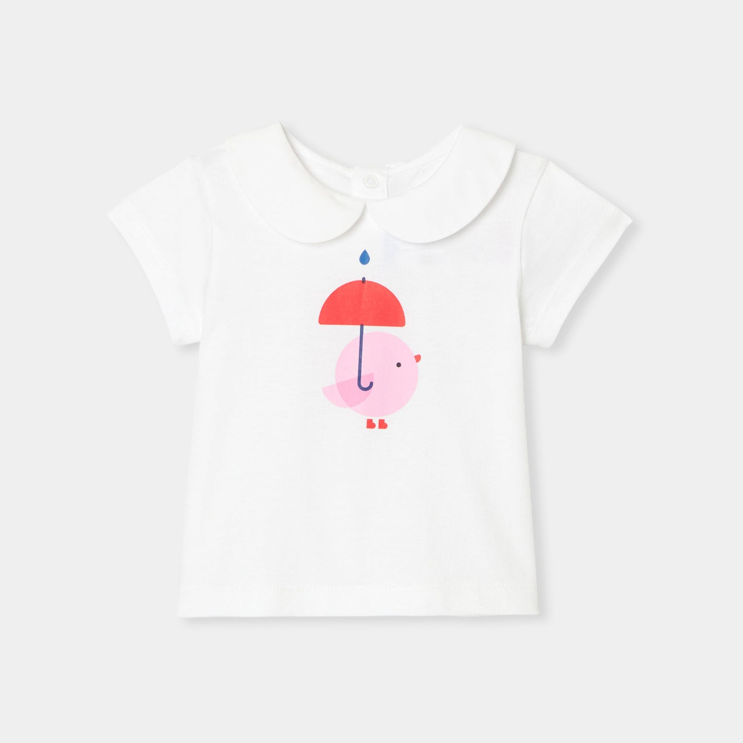 プリント入り半袖Tシャツ