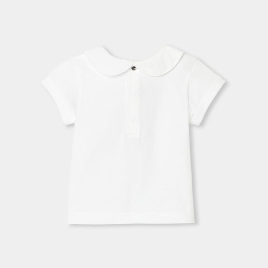 プリント入り半袖Tシャツ