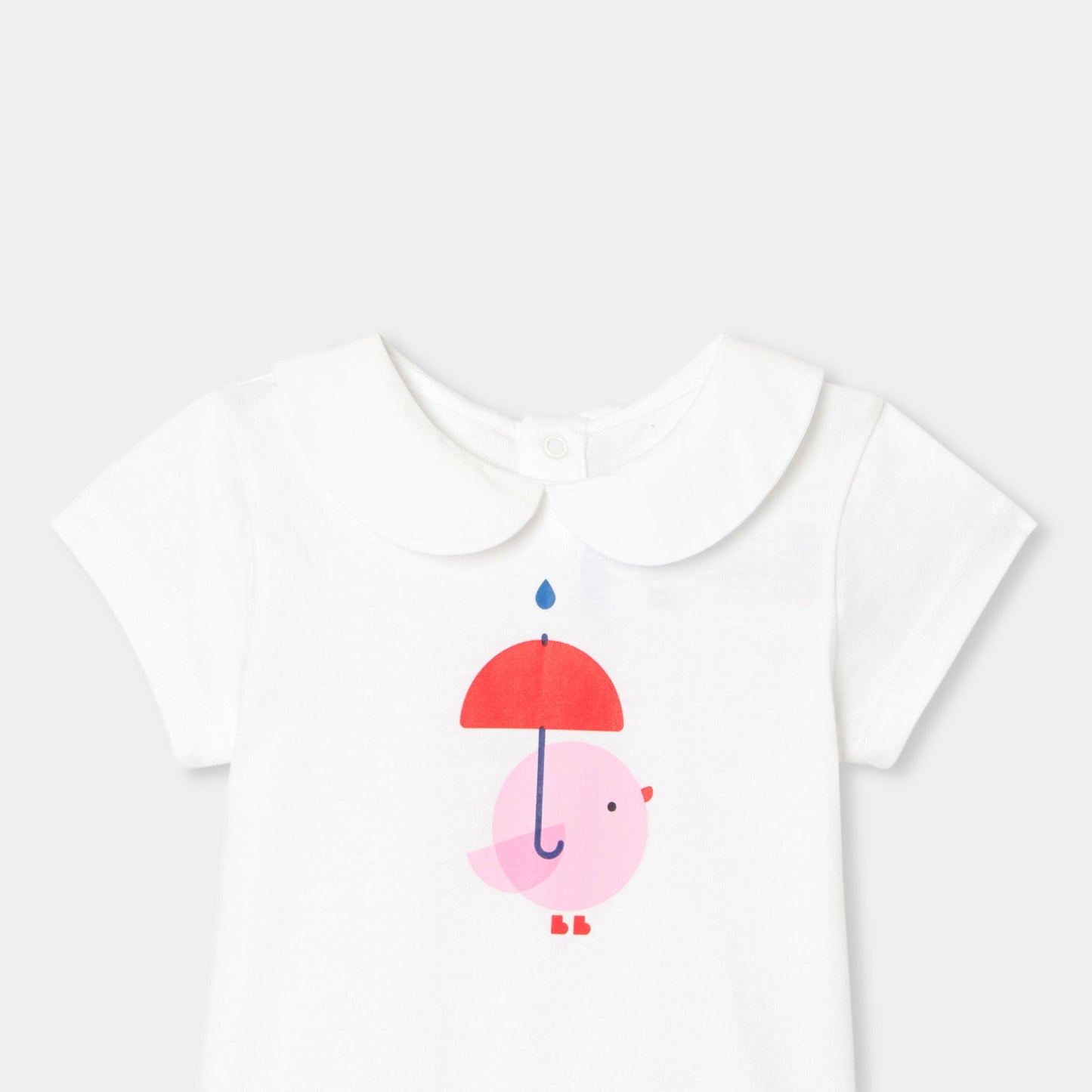 プリント入り半袖Tシャツ