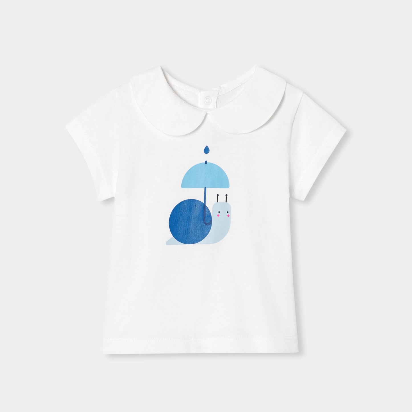 プリント入り半袖Tシャツ