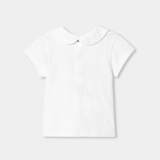 プリント入り半袖Tシャツ