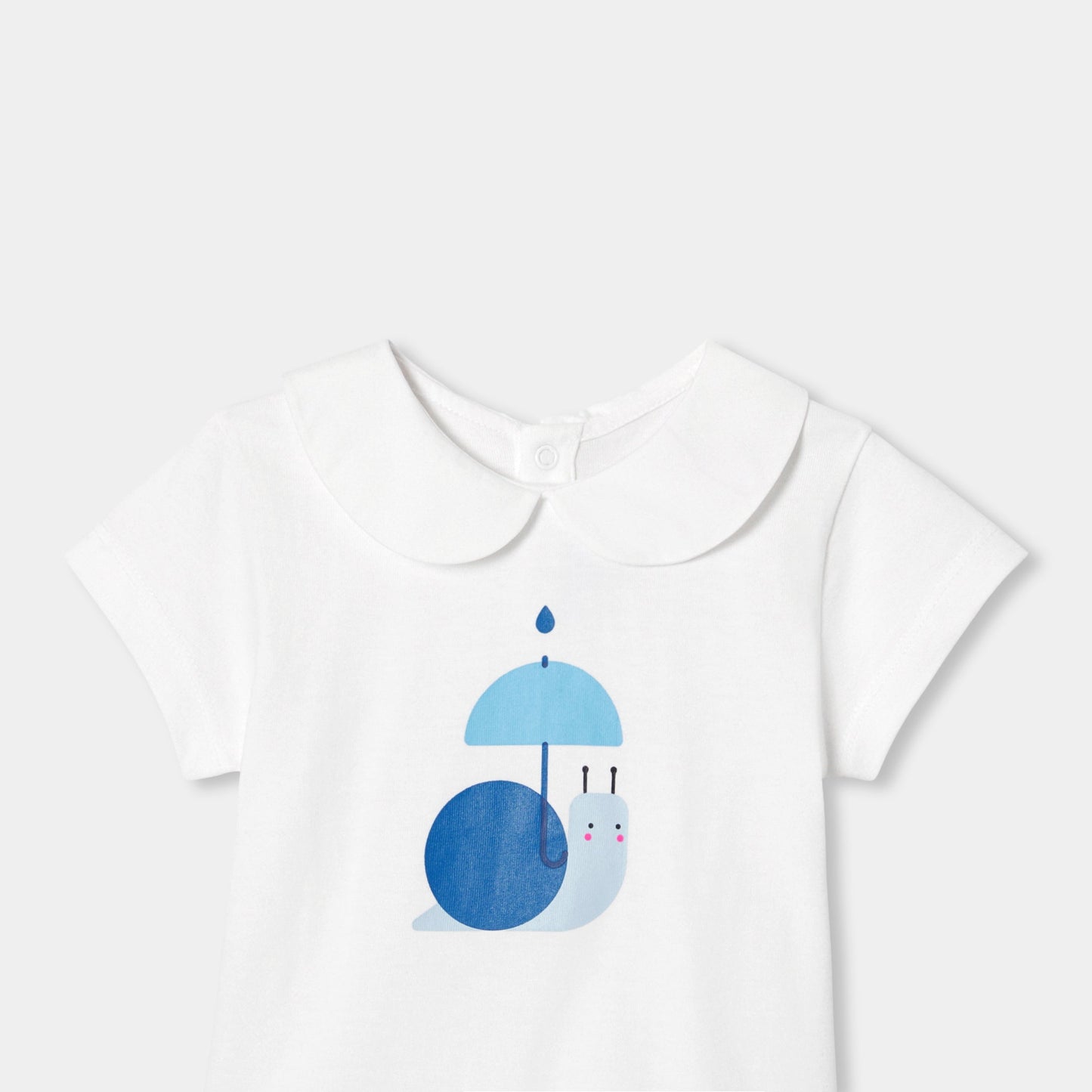 プリント入り半袖Tシャツ