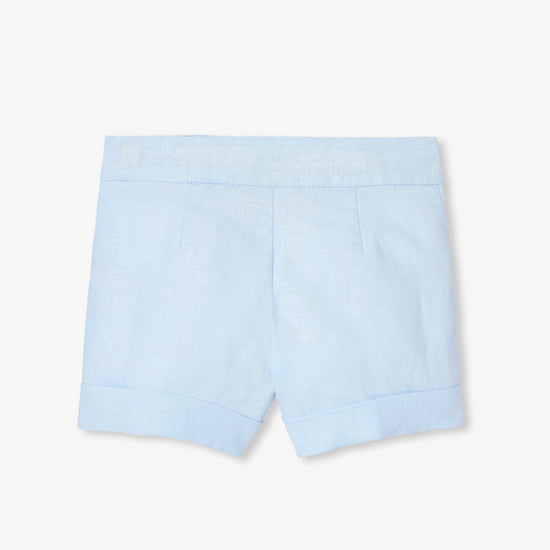 ダブルボタン付きショートパンツ
