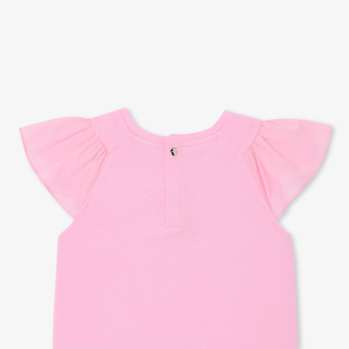 フリル袖付きTシャツ