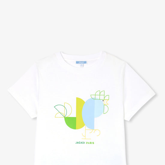 プリント入りショート丈パジャマ