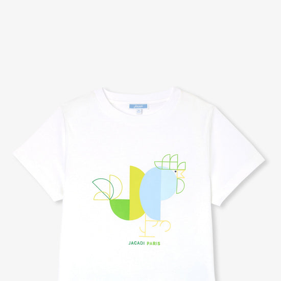 プリント入りショート丈パジャマ
