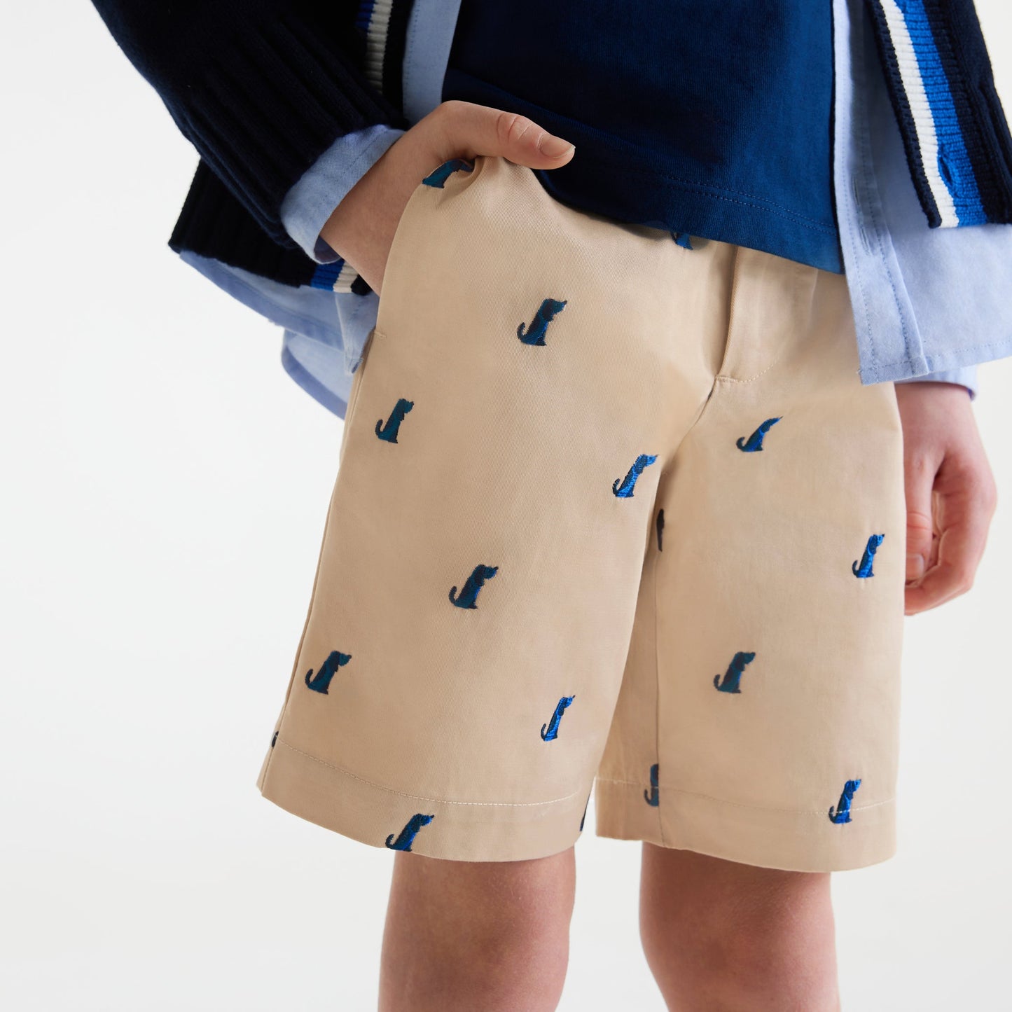 刺しゅう入りショートパンツ
