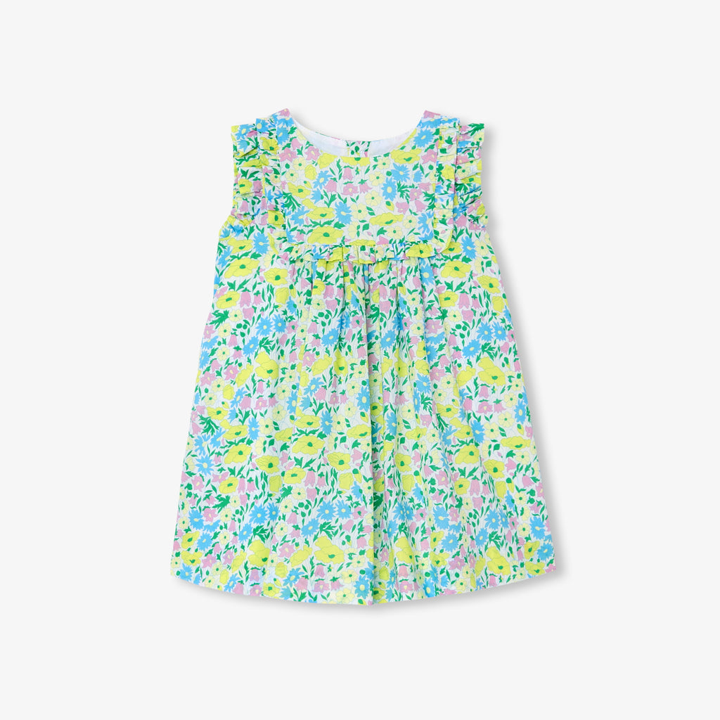 楽天市場】キッズ 女の子 子供服 長袖 ワンピース 花柄 リバティ
