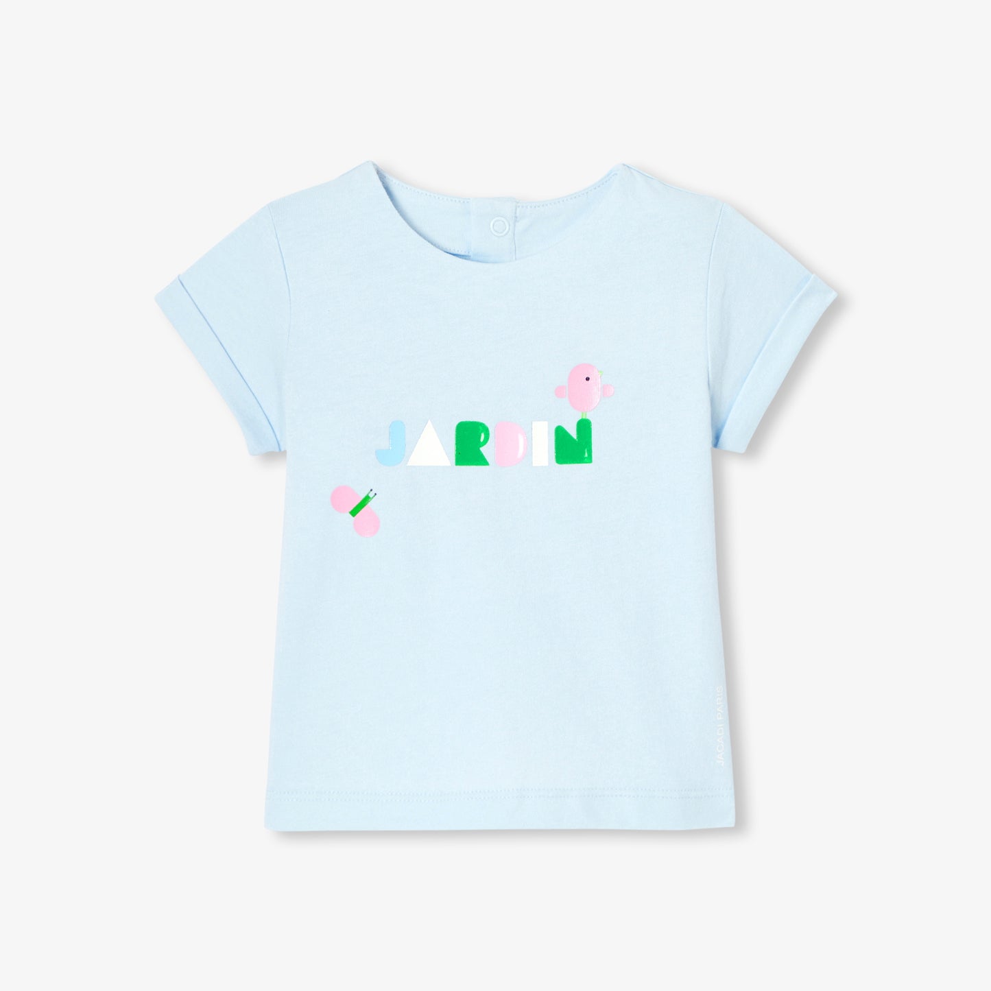 ロールアップデザイン半袖Tシャツ