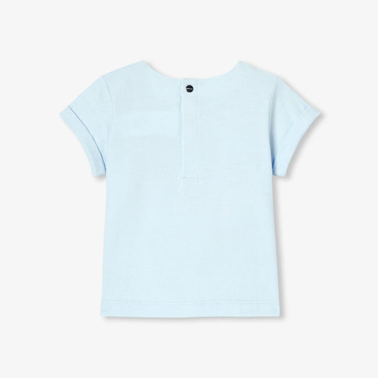 ロールアップデザイン半袖Tシャツ