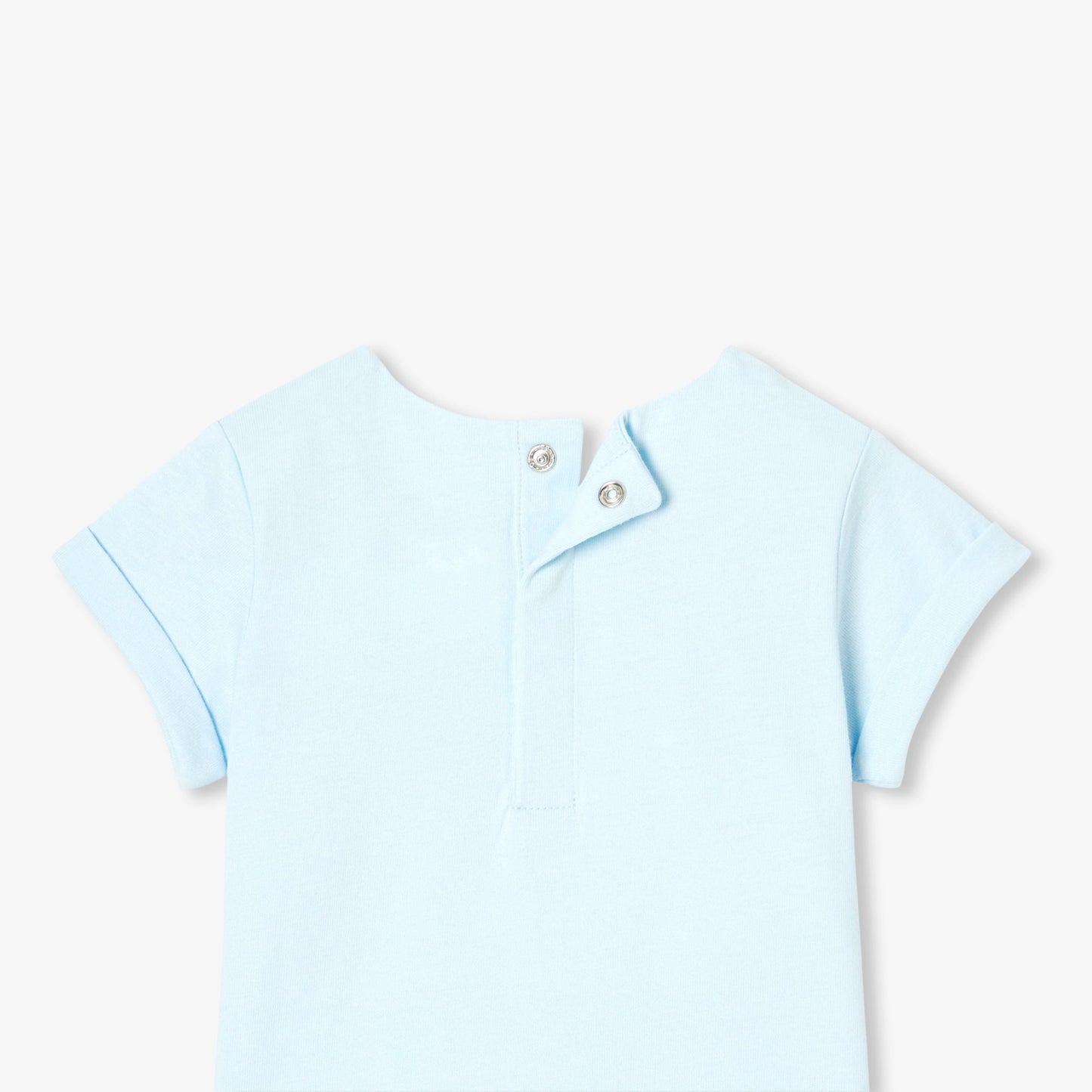 ロールアップデザイン半袖Tシャツ