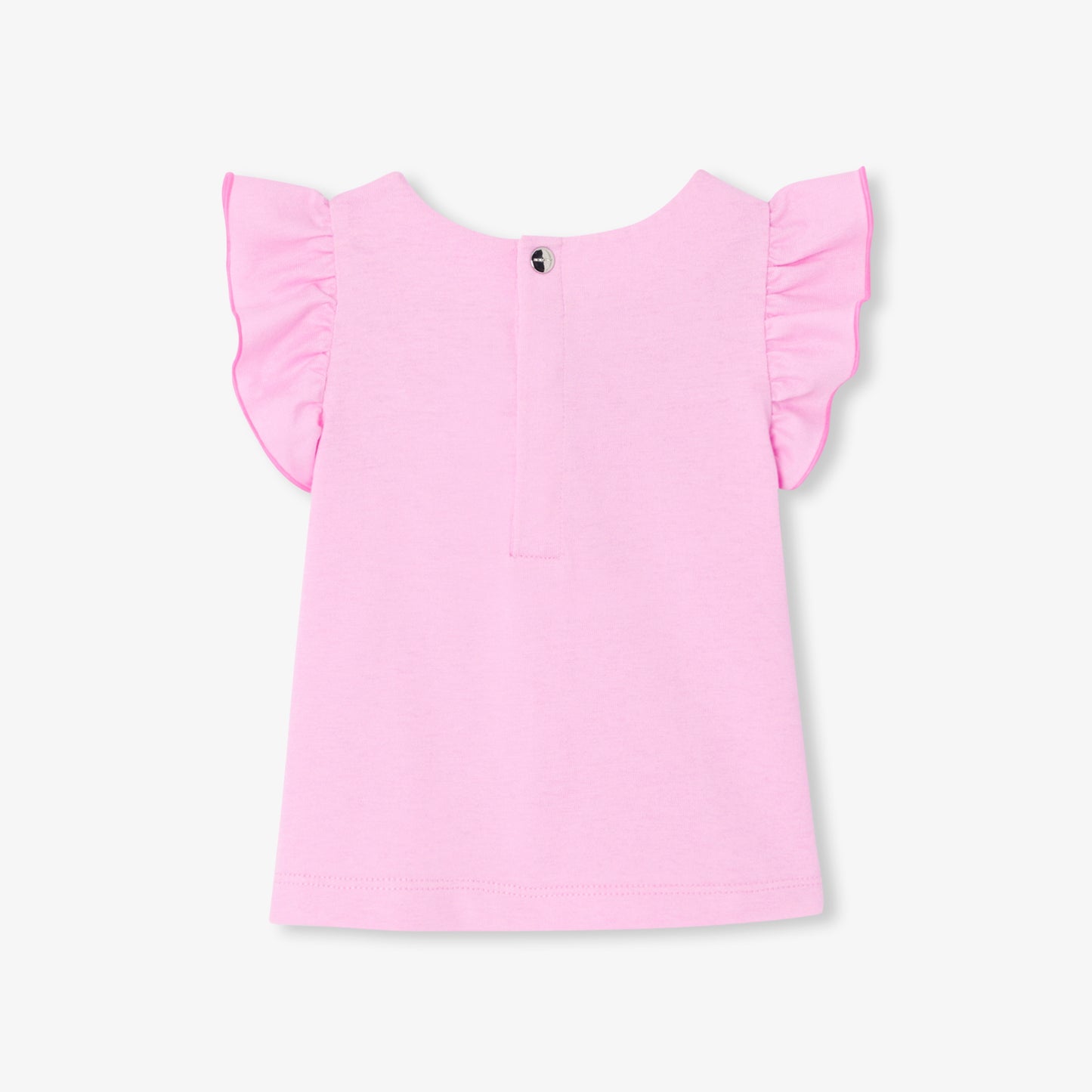 フリル袖付きTシャツ