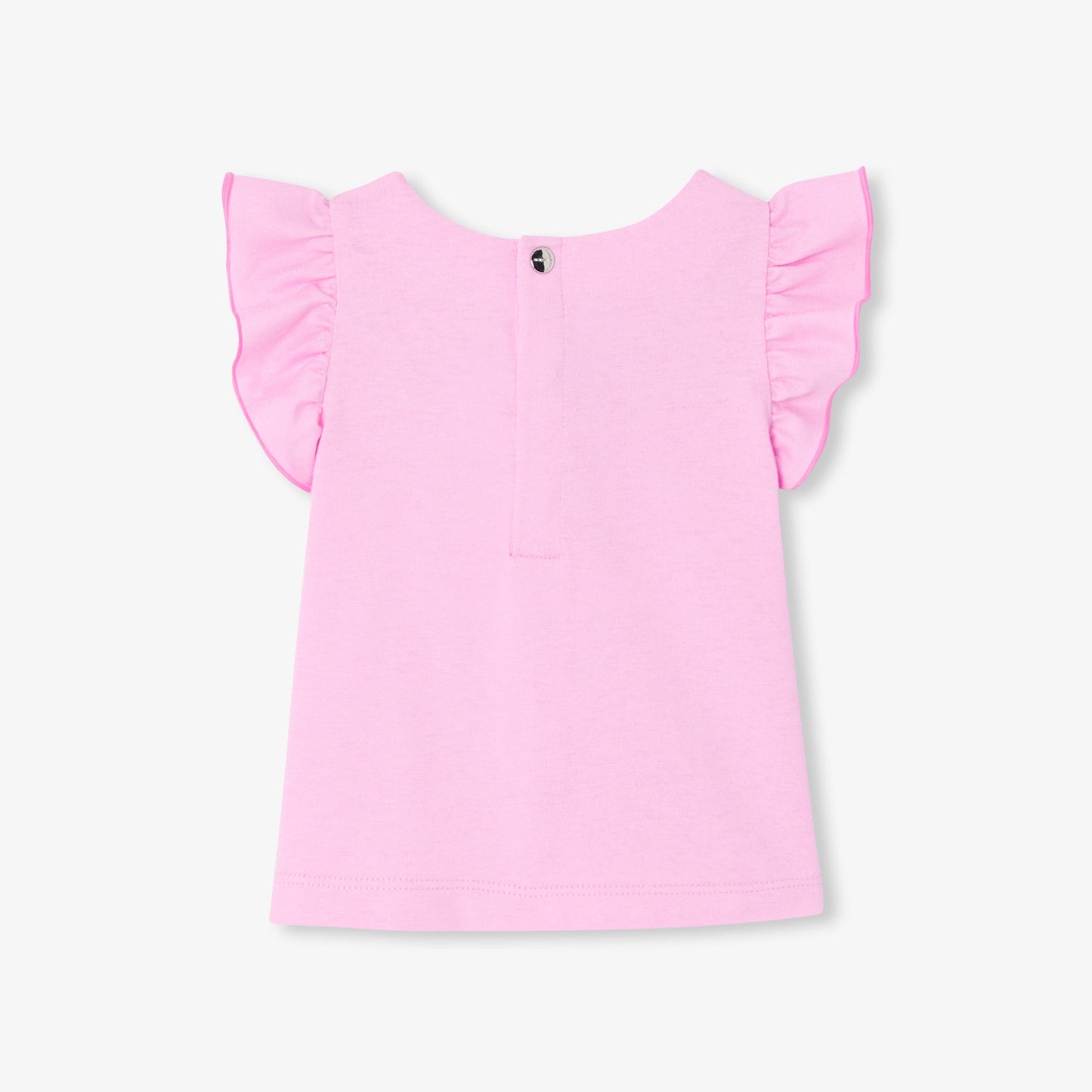 フリル袖付きTシャツ