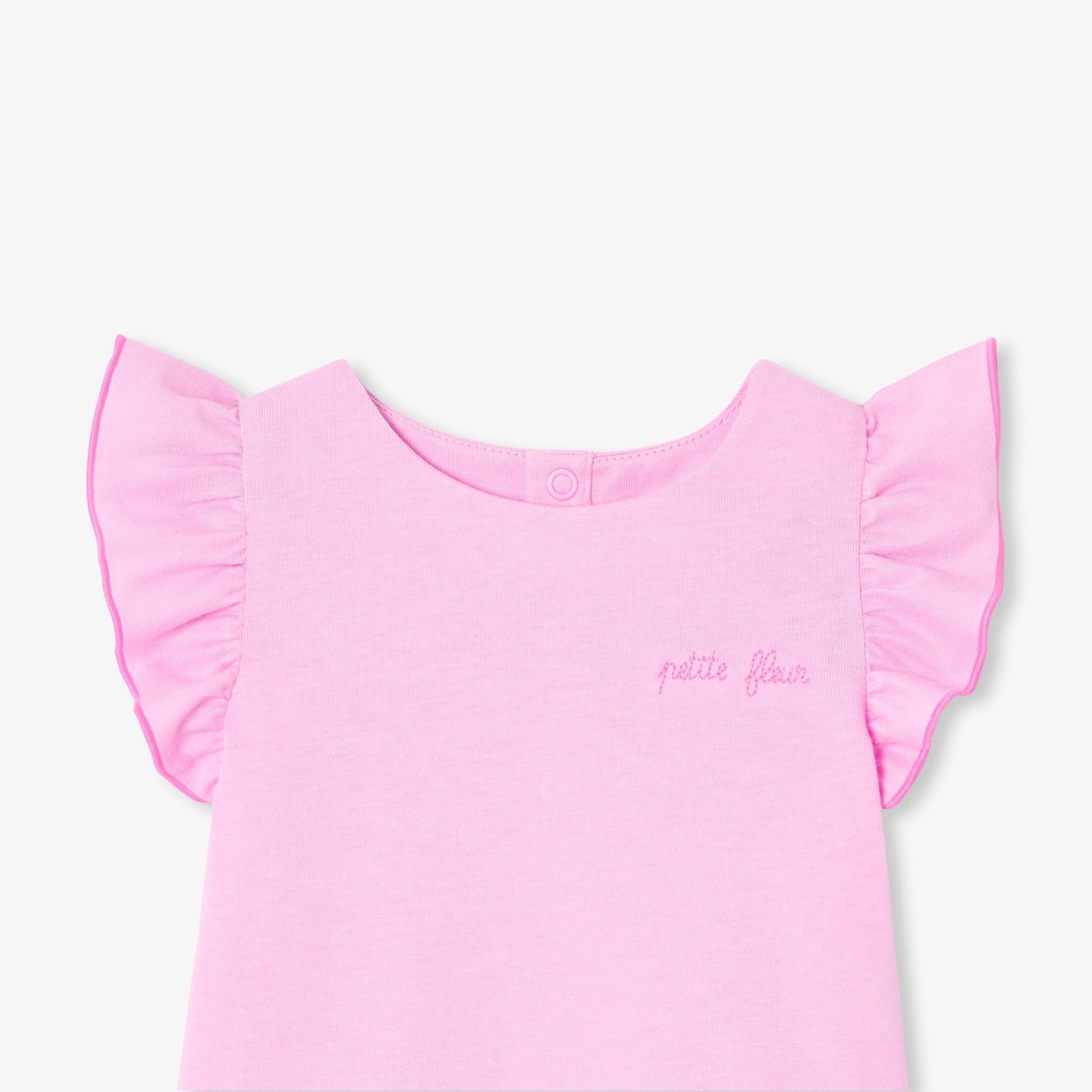 フリル袖付きTシャツ
